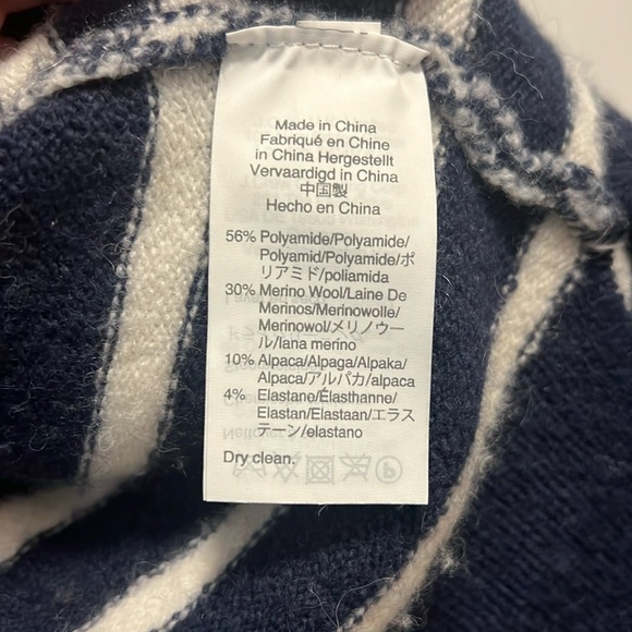 Madewell ~ Navy & cream striped - Picture 3 of 4